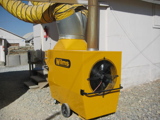 Wilms HVAC system, FOB Lightning, Gardez, Afghanistan